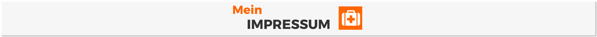 Mein IMPRESSUM